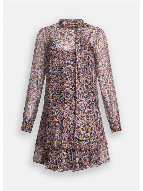 Abito a fiori in chiffon di seta LIU JO | MF5001T2559/M9993